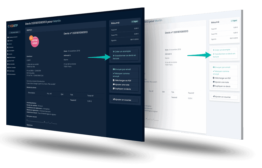 h2-transformation-devis-facture visuel transformation devis en facture